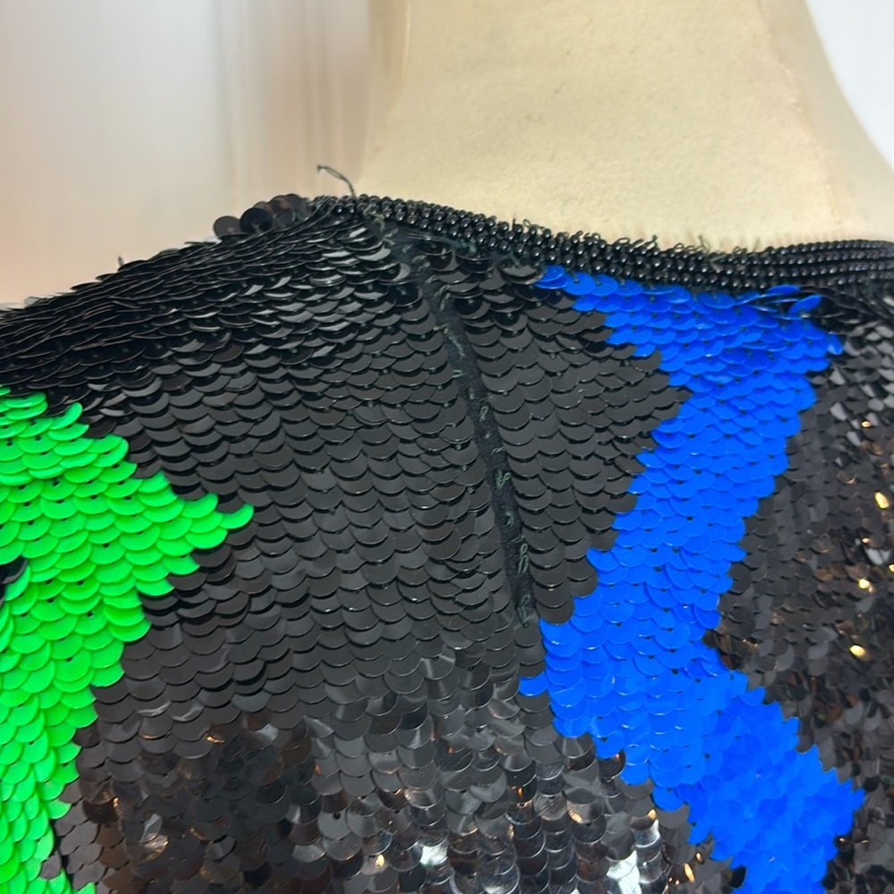 Colorful Sequin Zigzag Jacket - Picture 4 of 10
